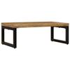 VidaXL Table basse 100x50x35 cm Bois de manguier solide et acier