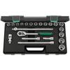 STAHLWILLE Socket Wrench Set with 22-piece 1/2" Case, 50/16/6KN