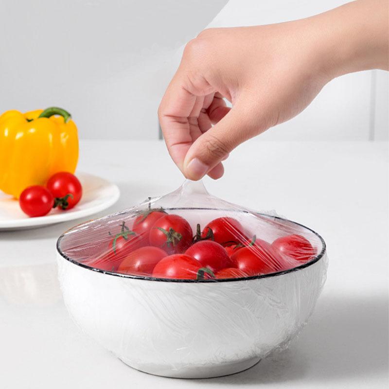 Thickened large roll plastic wrap household kitchen refrigerator microwave oven special fruit and vegetable disposable economic pack