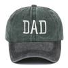 2pcs/set Washed Cotton Couple Mom Dad Baseball Cap Adjustable Sun Hat Vintage Dad Hat  For Man Women