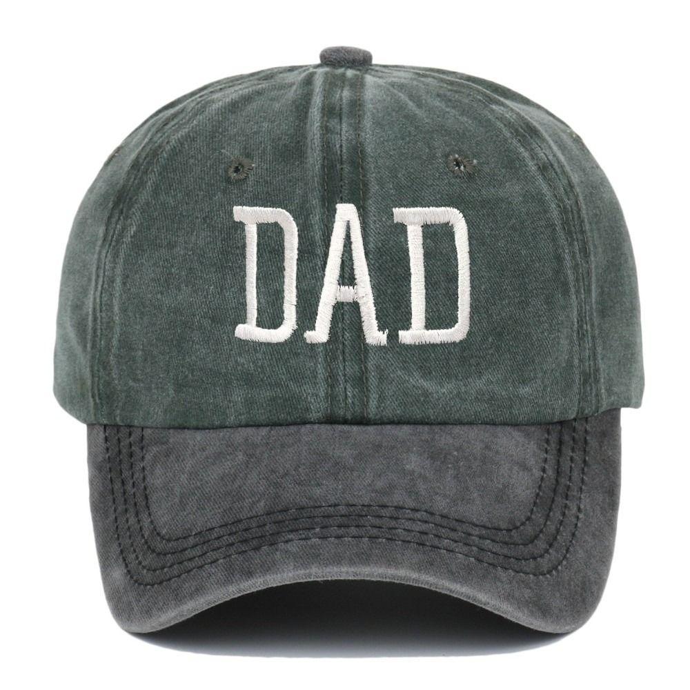 2pcs/set Washed Cotton Couple Mom Dad Baseball Cap Adjustable Sun Hat Vintage Dad Hat For Man Women