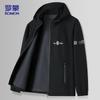 ROMON Men's Hooded Casual Jacket