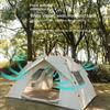 Tent Outdoor Camping Portable Folding Automatic Thickened Silver Glue Coating Quickly Open Camping Windproof and Rainproof