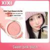 Румяна Xixi Sweet Pink: Естественная цветопередача, осветляет цвет лица, текстура мелкой пудры, подчеркивает белизну, идеально подходит для ежедневного макияжа.
