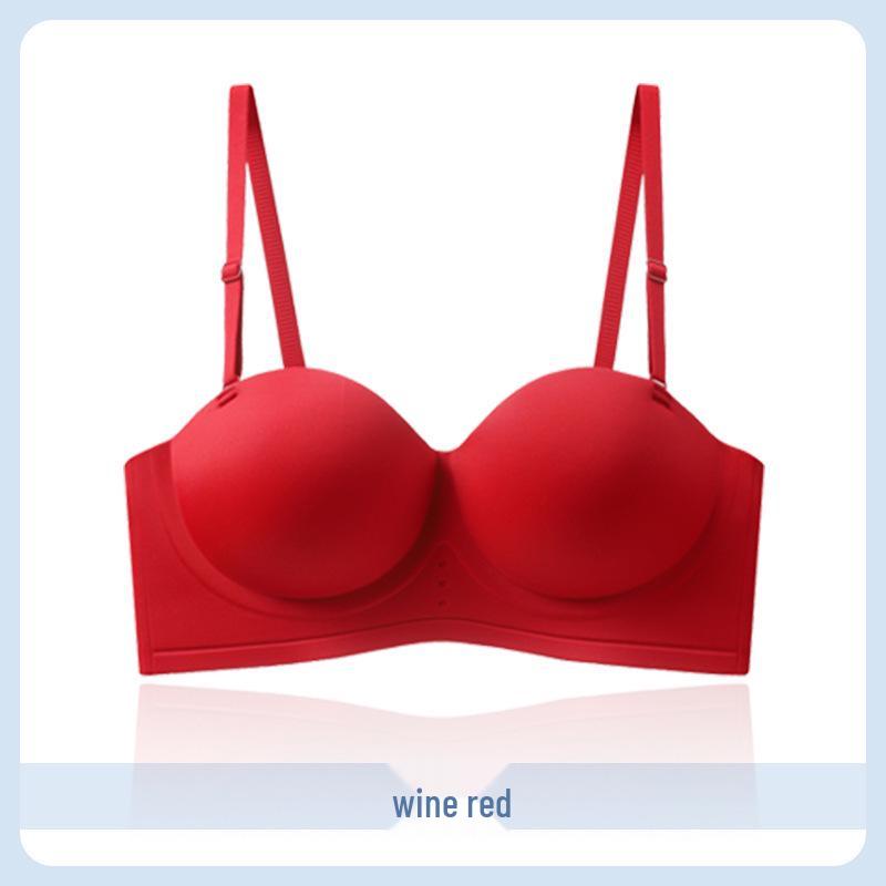 Push-Up Seamless Camisole Bra: Enhancing Padded Wireless Support for Small Busts