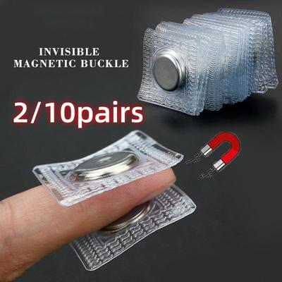 2/10 пар Невидимые Скрытые Магнитные Металлические Кнопки-Застежки DIY Аксессуары для Пальто Сумки Одежды Скрапбукинга