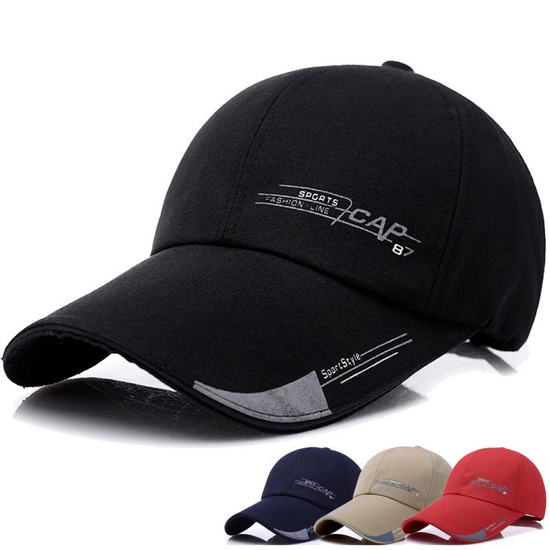 Уличные мужские и женские регулируемые парусиновые бейсболки с длинным козырьком и полями, солнцезащитные шляпы Snapback
