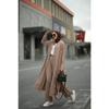 Hijab Lady Suit Brown Model-507