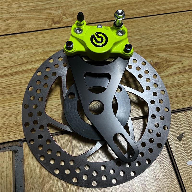 Суппорт Brembo Little Crab Плоская вилка 220 Ghost Fire Zhan Su для электрического мотоцикла N1S Универсальный дисковый тормоз