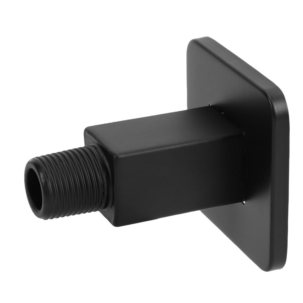 Straight Shower Arm 8.5cm Black Stainless Steel Ceiling Mount   Shower Extender for Shower Head