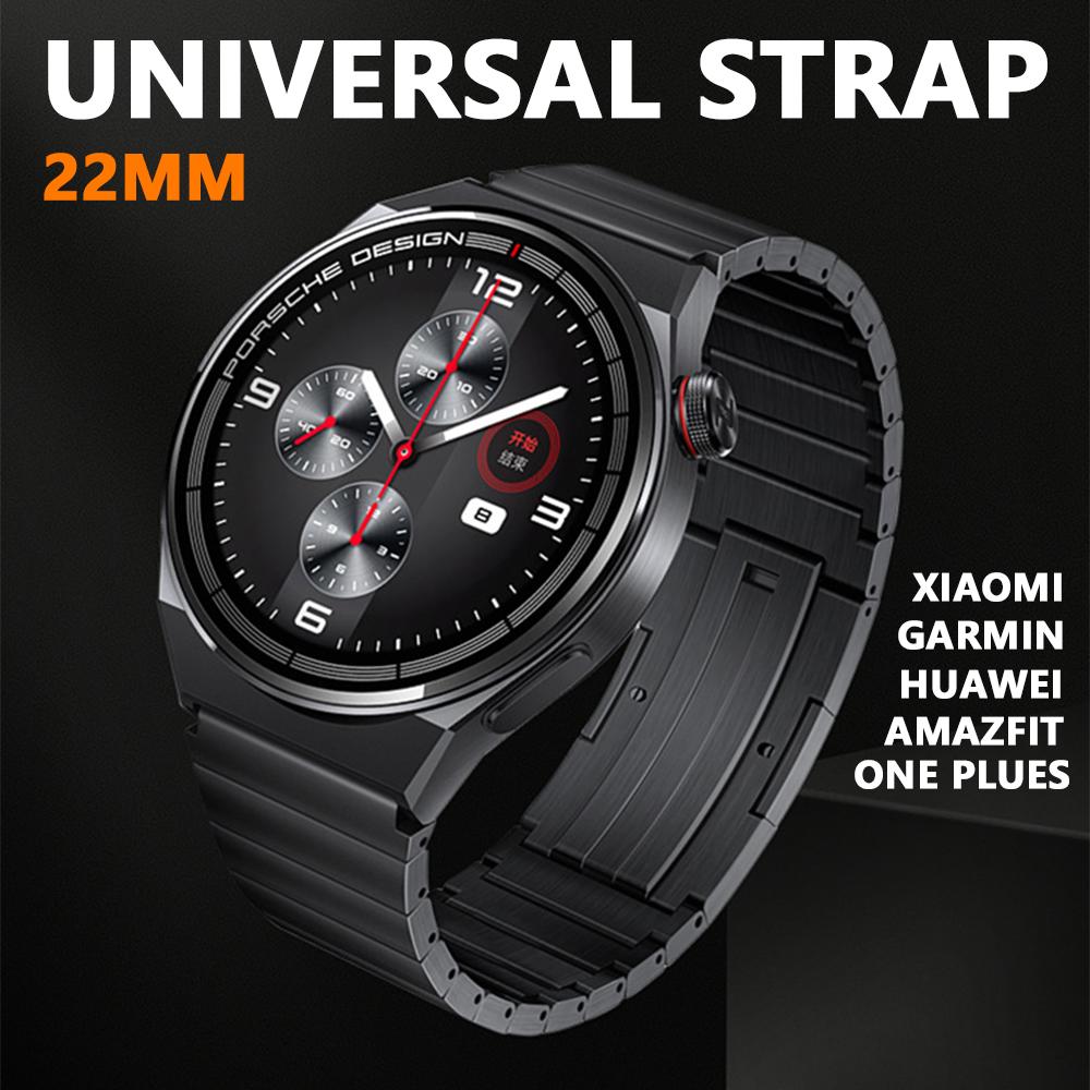 Мужские стальные ремешки для часов 22 мм для Huawei GT5 Pro 4 3 2 46 мм Часы 4/3 Pro для Amazfit Balance GTR 4/3/2 Браслет Venu 3
