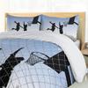 Youth Theme Three-Piece Quilt Cover 3D Digital Printing Bedding Set Basketball Bed Cover