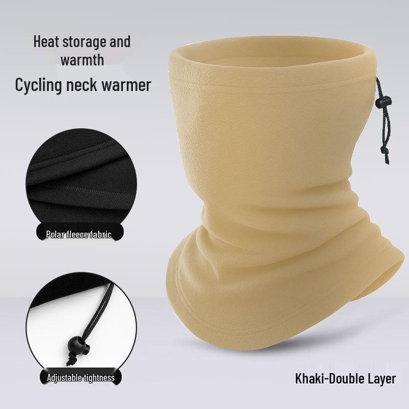 Регулируемая многофункциональная манишка: Ветрозащитный гейтор для катания на лыжах и велосипеде на осень и зиму