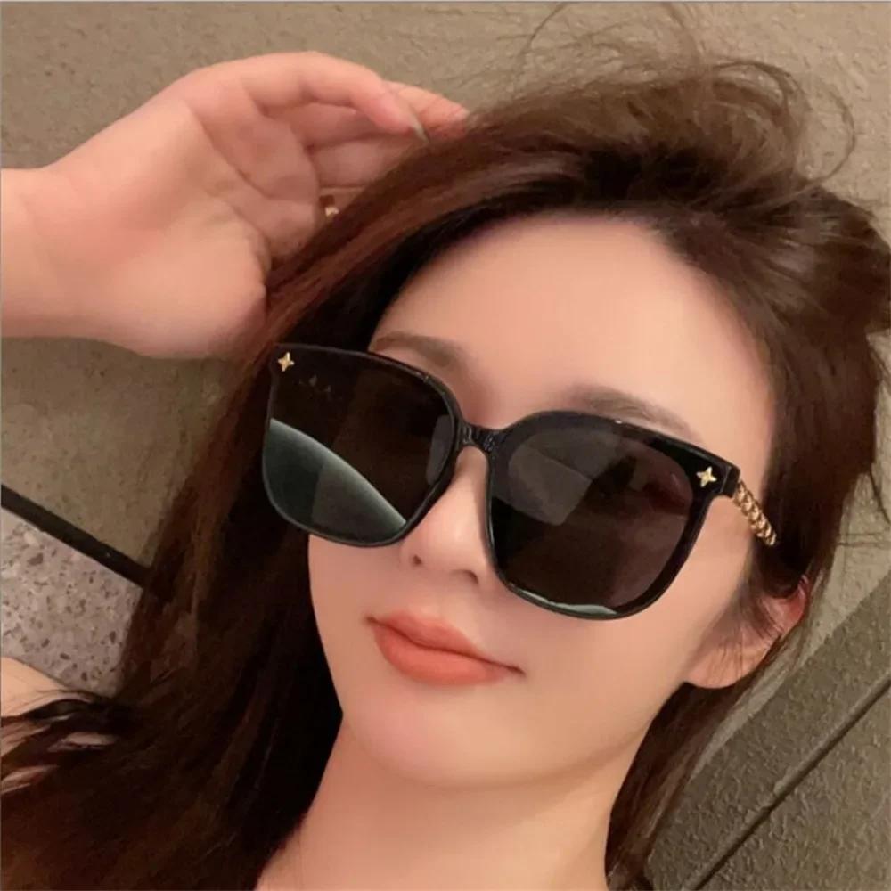New Sunglasses for Women Senior Sense Polarized Sun Protection Sunglasses Large Frame Thin Glasses