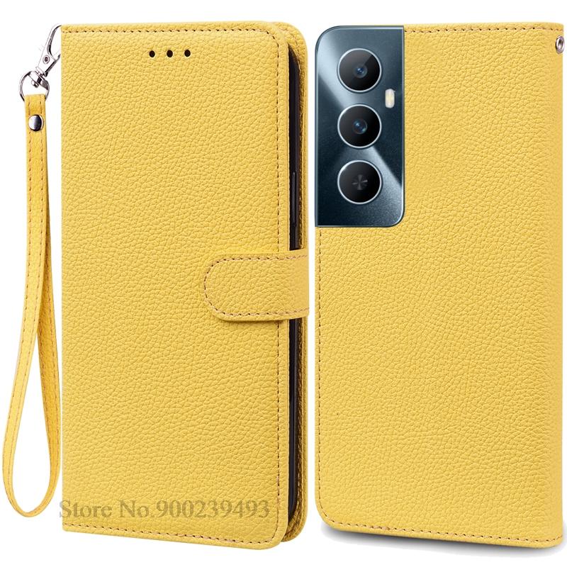 Для Realme C65 Чехол Кожаный Кошелек Книжка Чехол для Телефона Для Realme C65 4G Coque Fundas Для Oppo Realme C65 Чехол для Телефона