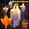 Halloween Hanging Glowing Ghost Lantern Lighted Outdoor Ghost Decor Halloween Party Decoration Scary Flying Glowing Ghosts