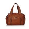 Bowling Bag - LE TEMPS DES CERISES - Brown - PU - Zip Closure - Fixed Handles