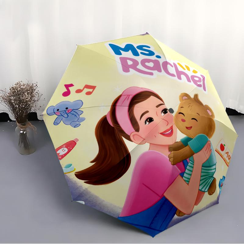 1pc Ms Rachel4 Umbrella, Sun Protection, And UV Shielding. It Has Eight Sturdy Ribs for Outdoor Use And Perfect Gift