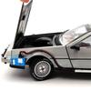 HW 1/18 Scale for Elite Back To The Future Time Machine Ultimate Edition BCJ97 Diecast Models Car Collectible Gift