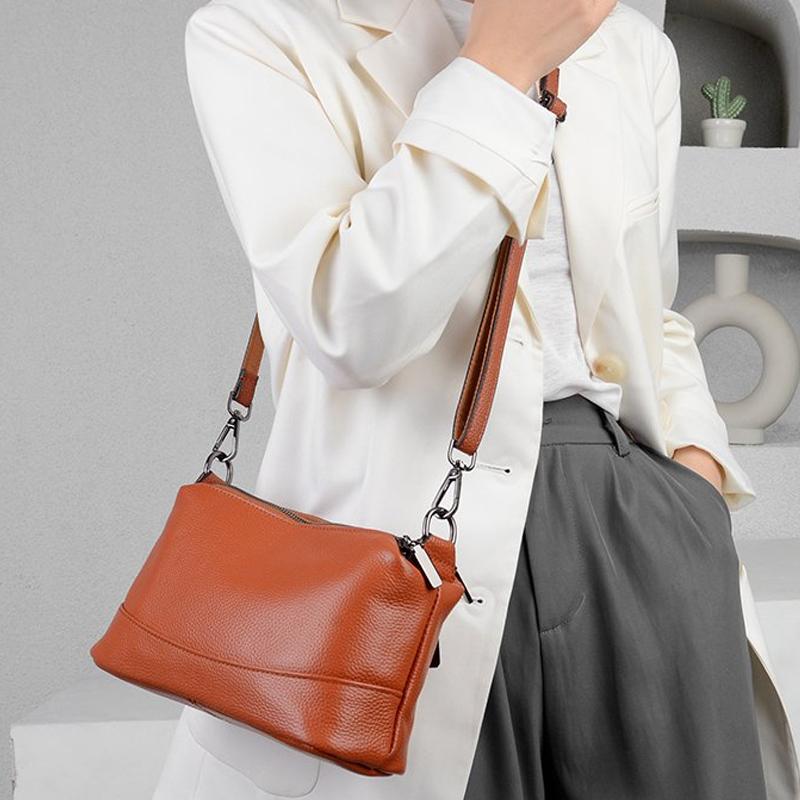 Новая Мода Женские Сумки из Натуральной Кожи Женские Сумки Дизайнерские Женские Сумки через Плечо Роскошный Бренд Воловья Кожа Женская Сумка-Мессенджер CLE