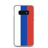Coque Téléphone - Samsung - Galaxy S10e - Drapeau Russie - Souple - Multicolore