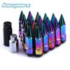 Racing Composite Nut Anti Theft Alloy Aluminum Lock Wheel Lug Nut Bolt With Spikes 80mm