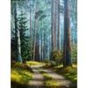 DIY 5D алмазная живопись «Лес», полная круглая дрель, живописная Алмазная вышивка, наборы для вышивки крестом, мозаика, настенное искусство из смолы, домашний декор