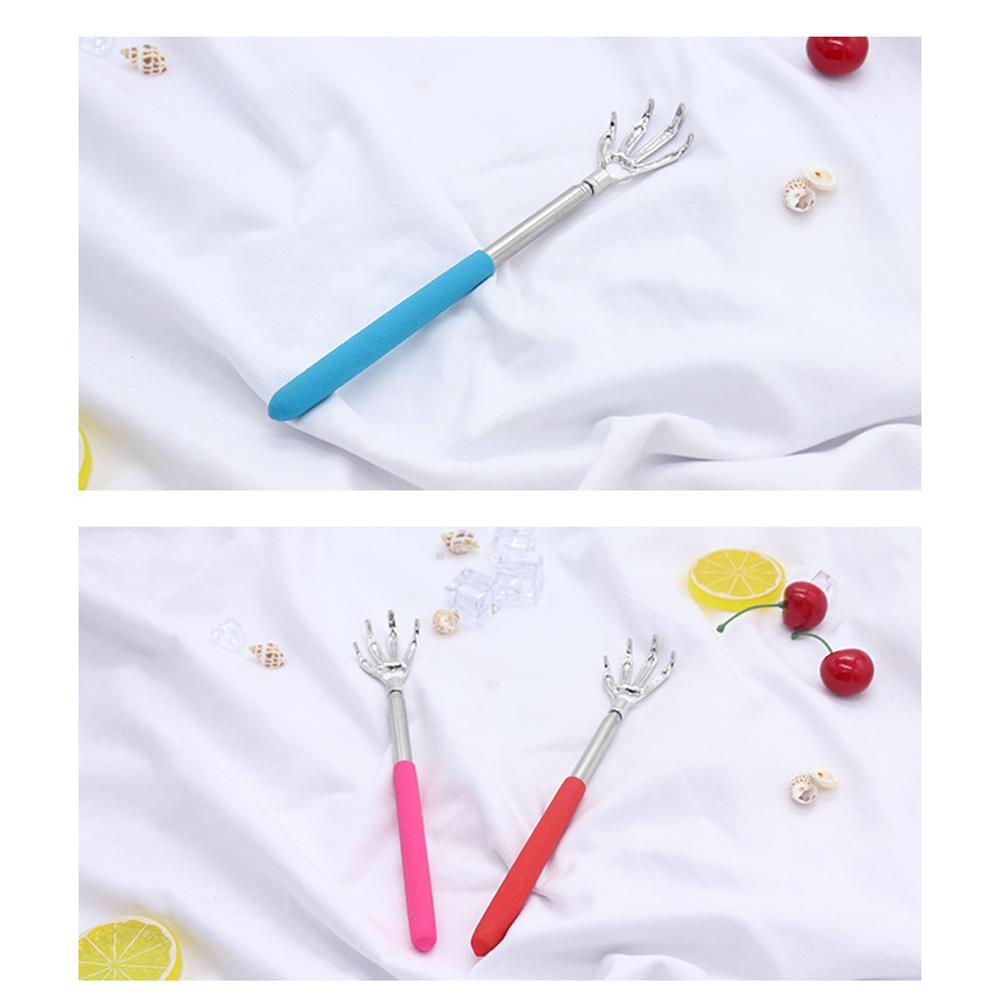 Pdtoweb Stainless Steel Eagle Claw Back Scratcher Extendable Massage Telescopic