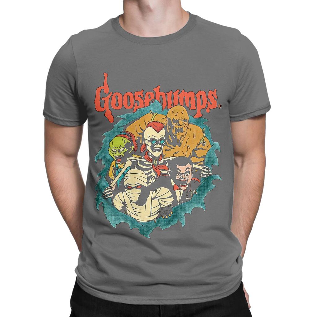Danger Gank Graphic 100 Cotton TShirt Goosebumps Tops Tees For Unisex