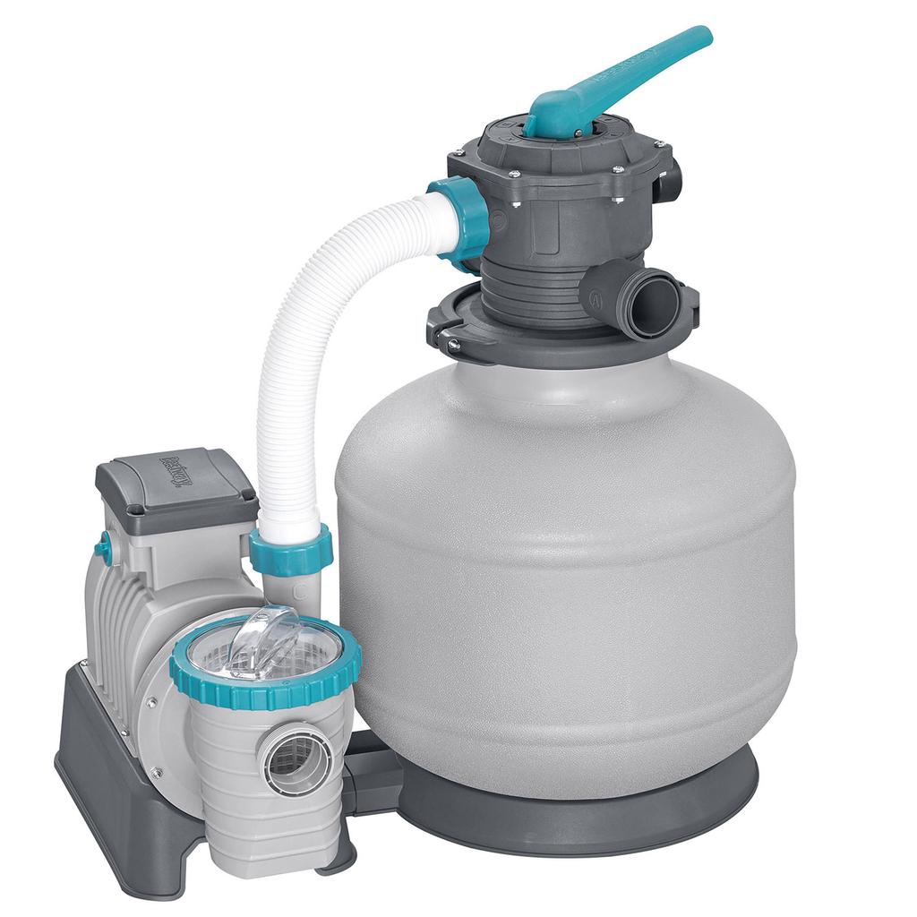 Bestway 58486 11355 L/H Pool Sand Pump + Filter Balls