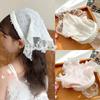 Cute Toddler Arcadian Girl Hair Hoop Sweet Princess Lace Ruffle Plaid Headband for Kids Spring Summer Fashion Children Headwear