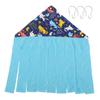Animal Corner Hideout Canvas Flannel Corner Tent for Hamsters Ferrets ChinchillasBlue Cat
