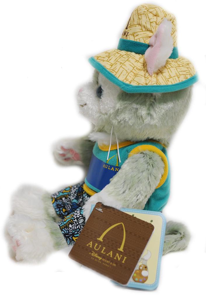 Плюшевая соломенная шляпа Disney Gelatoni, размер эквивалентный SS, Aulani Disney Resort Spa Limited, поставляется с сувенирной сумкой и простой упаковкой и [Товар]