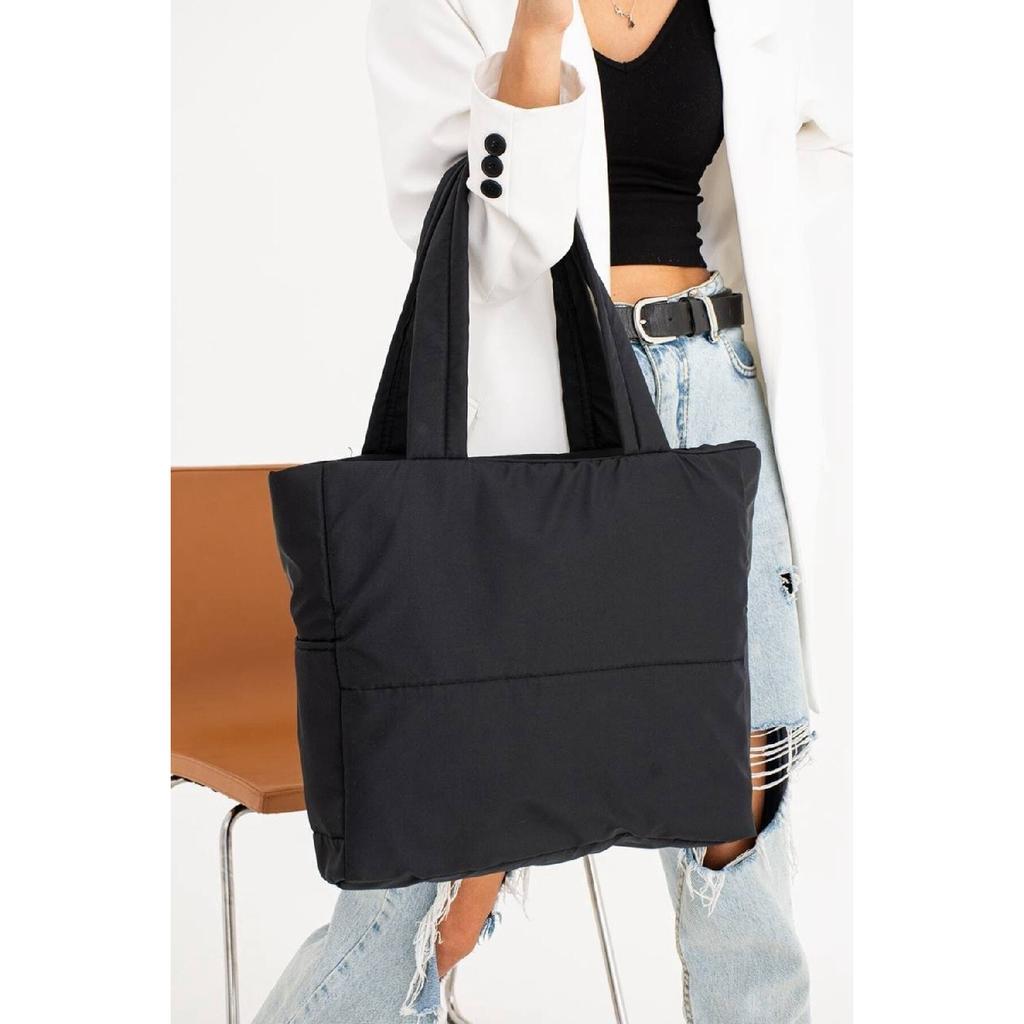 Женская черная водонепроницаемая сумка Mademoiselle на молнии