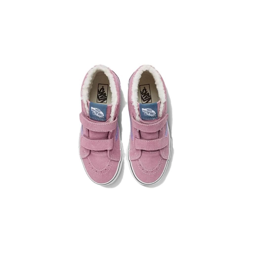 Vans Sk8 Comfortable Mid-Top Kids Skate Shoes Pink Kids Sneaker VN0A38HHD1Q