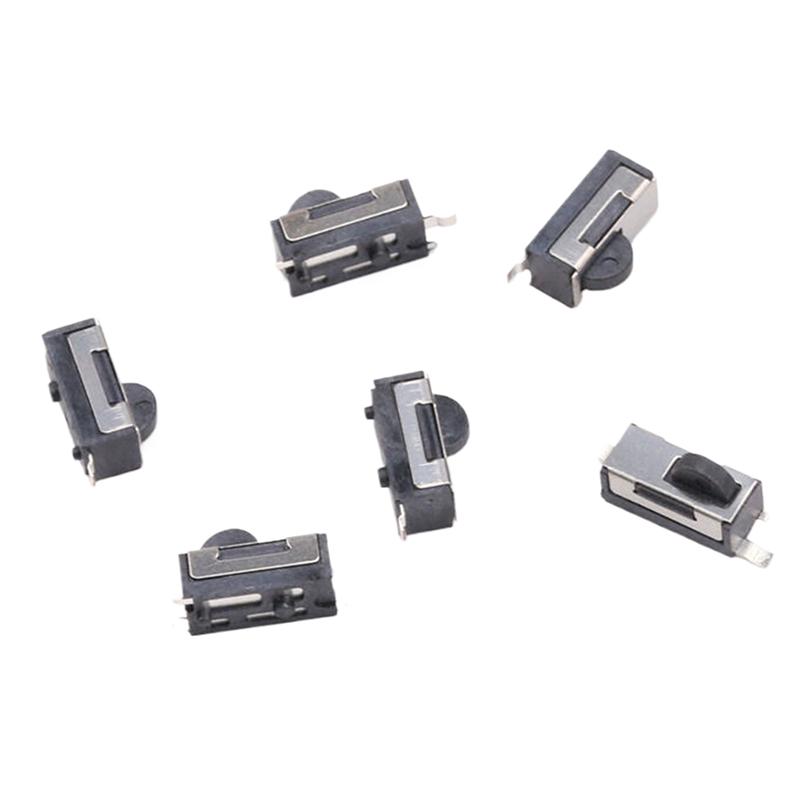 10Pcs Kfc-W1-03 Round Head Limit Camera Reset Micro Silent Limit Switch High Life 2Pin Black Inner Spring