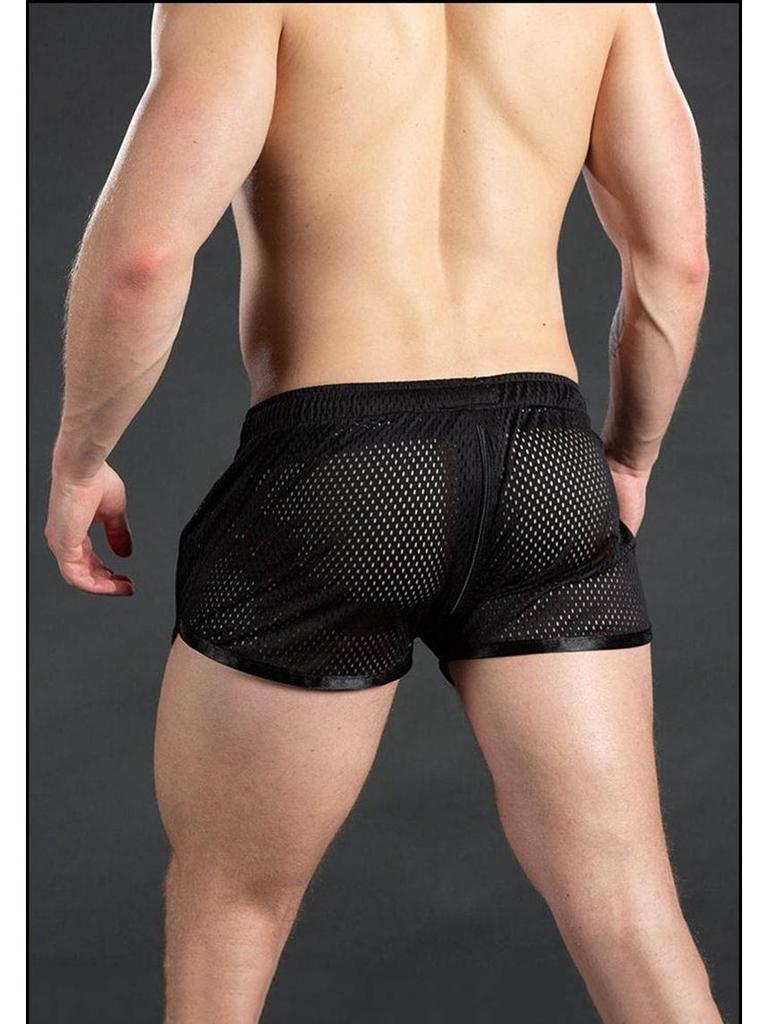 Мужские быстросохнущие дышащие спортивные шорты - Повседневные сексуальные пляжные фитнес-шорты для улицы