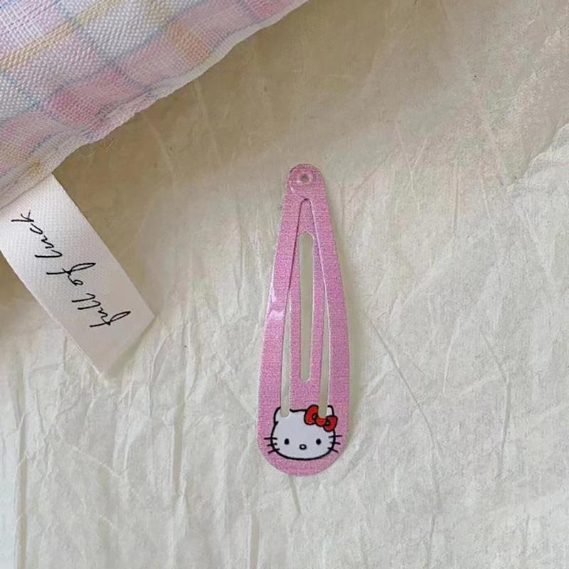 Kawaii Pink Clip Collection Cute Child Gilr Shape Hairpins Hair Accessories Gift