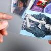 50pcs Transparent Protective Cover,  Soft Waterproof Plastic Clip Transparent Album Small Card Protective Film