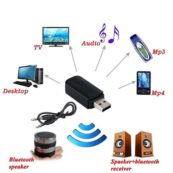 3,5 мм автомобильный беспроводной Bluetooth-совместимый Aux аудио стерео музыкальный приемник-адаптер с микрофоном