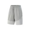 Li Ning Wade Series Удобные Свободные Простые Спортивные Со средней посадкой Универсальные Повседневные Шорты Мужские Шорты Ultimate-Gray Crystal-Gray AKSV603-2