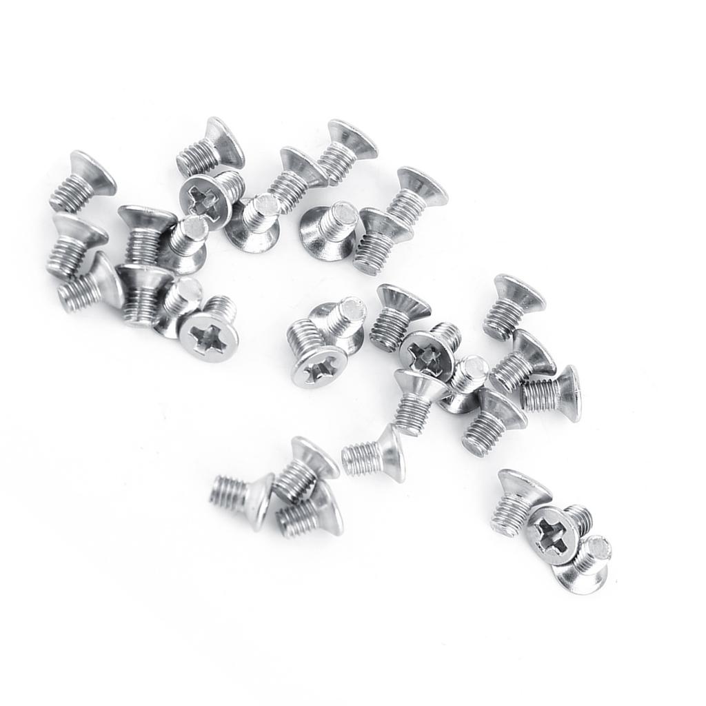 100Pcs Bag 9Types M3 Flat Head Stainless Steel SS304 Machine Countersunk Screw Bolt Fastener