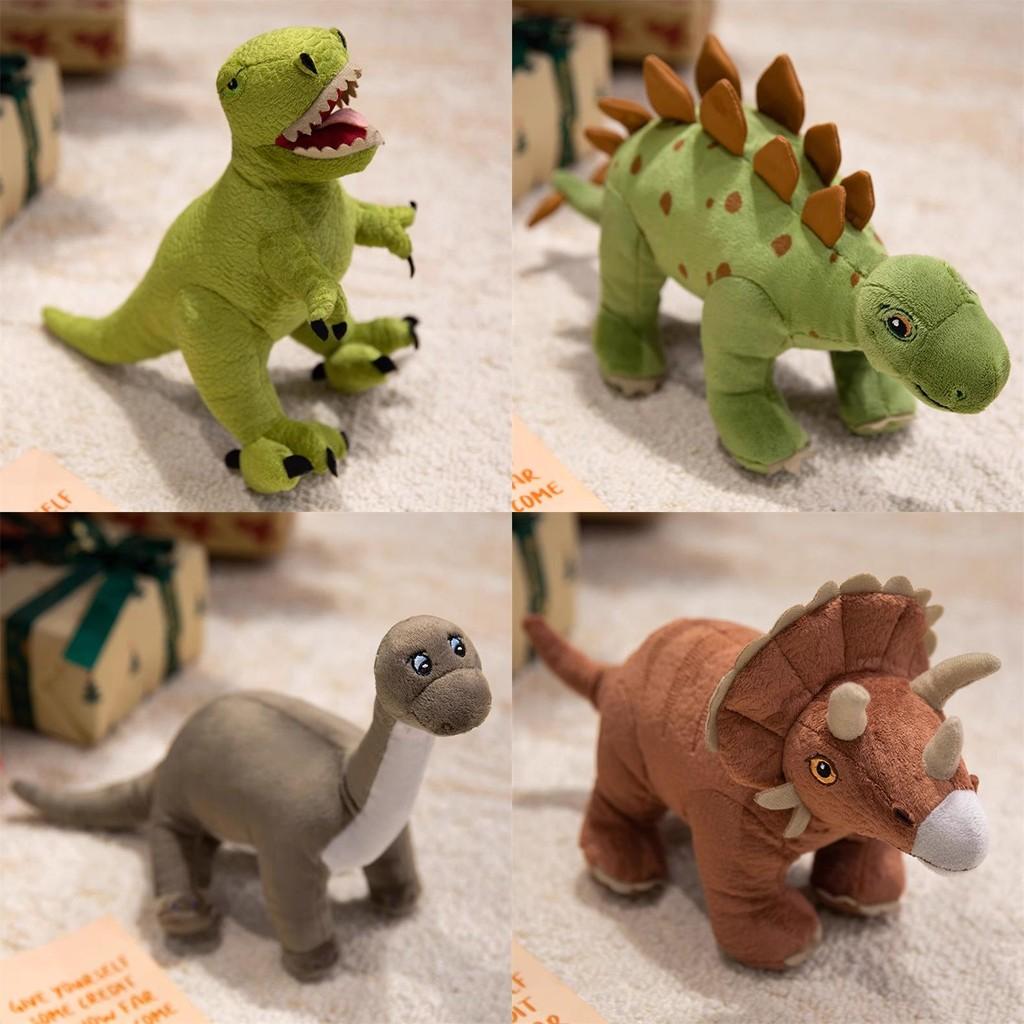 Dinosaur Plush Toy Trex Triceratops Velociraptor Soft Stuffed Animal For Kids