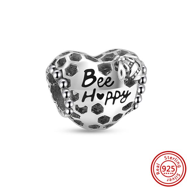 Новые туфли из серебра 925 пробы с сердечком на высоком каблуке с изображением животных, бусины, подходят для браслета-подвески, женские модные ювелирные изделия, изготовление