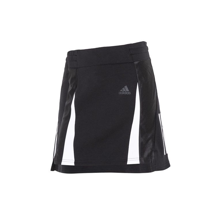 adidas Контрастная спортивная повседневная юбка, женская нижняя часть, черная HM5285