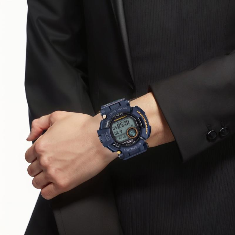 Casio G-SHOCK морская серия темно-синий красивый дизайн приливы фазы луны солнечная энергия шестистанционный радиоволновой кварцевый механизм японский и GWF-D1000NV-2