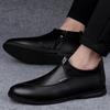 Winter Warm Plush Mens Flat Shoes Business Snow Ankle Boots Male Loafers Warm Down Plush Slip On Flat Casual Shoes Men