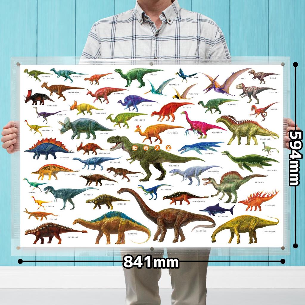 Постер-энциклопедия динозавров Access A1 Животное Аквариум