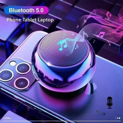 Беспроводной Bluetooth-динамик Портативный маленький стальной пистолет из металла Тяжелый стереофонический сабвуфер объемного звучания Открытый мини-маленький Bluetooth-динамик