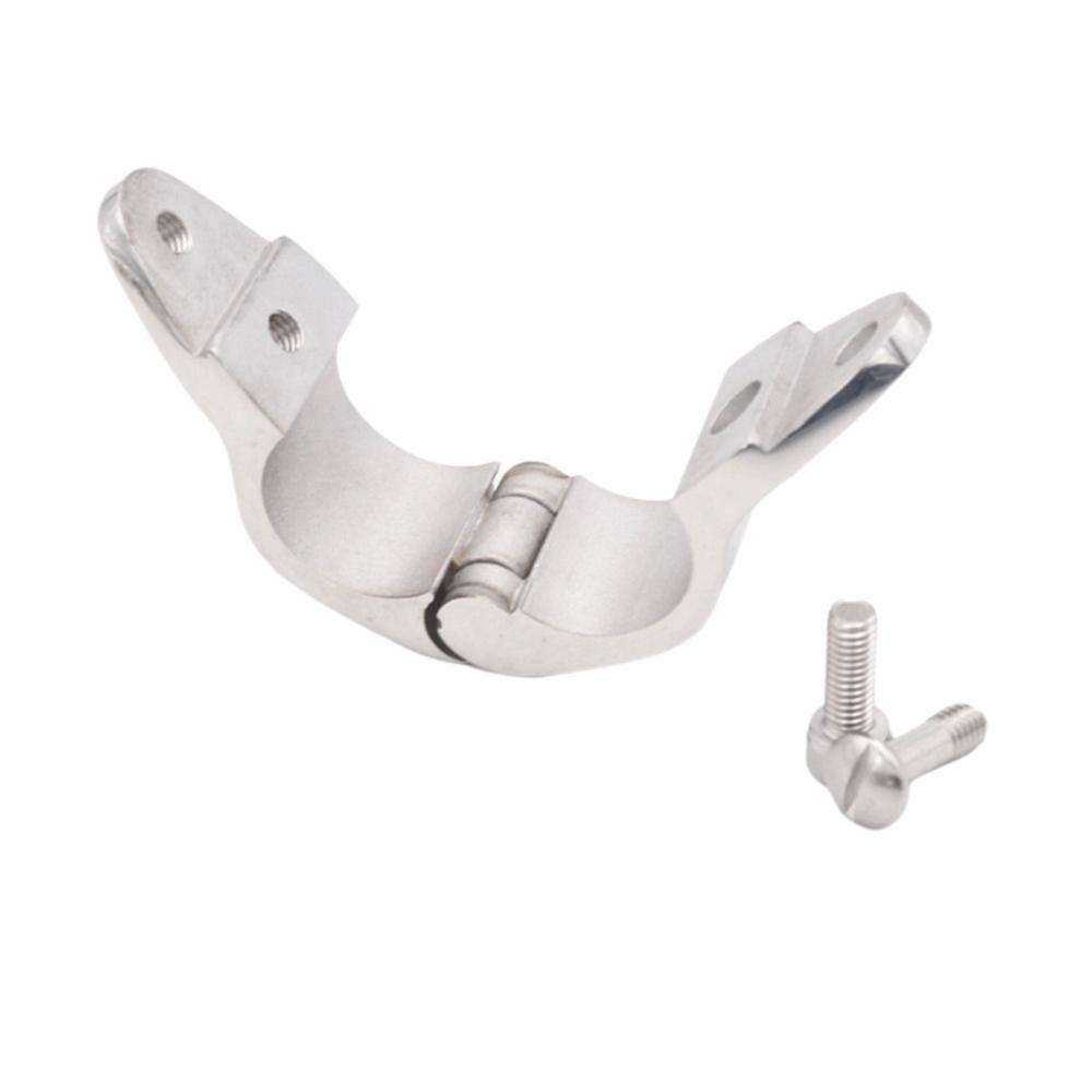Heavy Duty Boat Top Hinged Jaw Slide Clamp Yacht Awning Accessories Practical Support